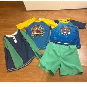 Lot of 4 Pieces of Swimwear Boys Size 4T